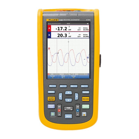 福禄克(FLUKE) 工业用手持式示波器40MHz；FLUKE-124B/CN