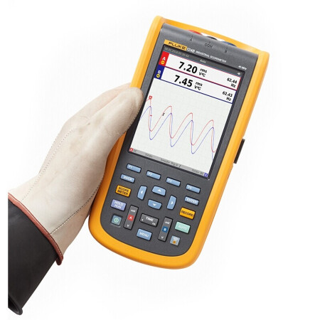 福禄克(FLUKE) 工业用手持式示波器40MHz(带软件)；FLUKE-124B/CN/S