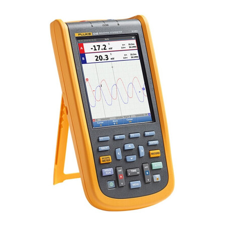 福禄克(FLUKE) 工业用手持式示波器40MHz(带软件)；FLUKE-124B/CN/S