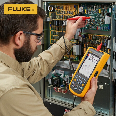 福禄克(FLUKE) 工业用手持式示波器40MHz(带软件)；FLUKE-124B/CN/S