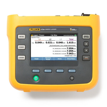 福禄克(FLUKE) 电能质量分析仪三相功率计-国际版(含Fluke Connect®模块)；FLUKE-1734/INTL