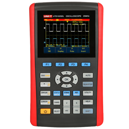 优利德 UNI-T 手持式数字存储示波表 双通道 25M带宽；UTD1025DL