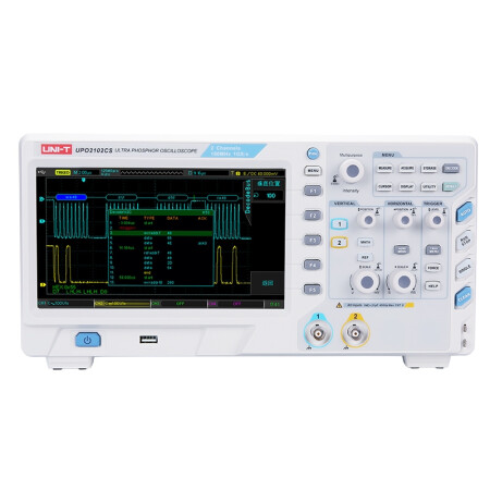 优利德 UNI-T 数字荧光示波器 带宽100M 双通道；UPO2102CS