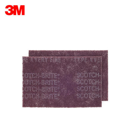 3M 7447B 工业百洁布片150X230mm(6”x9”) 褐色；61500190709