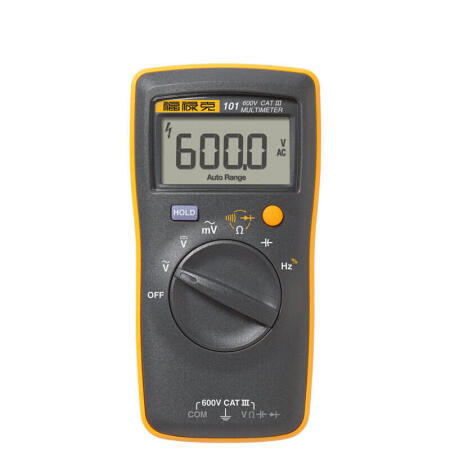 福禄克(FLUKE) 数字万用表多用表三用表复用表交直流600V 1年维保；F101