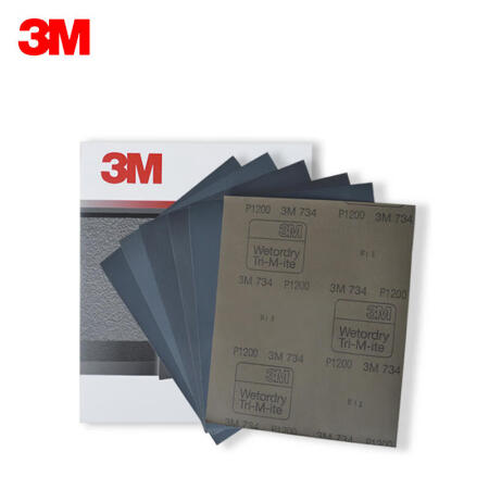 3M 734 水磨砂纸 227mmX280mm(9”x11”) P1200(50张/包)；XH003849284