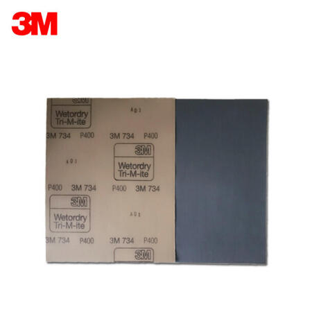 3M 734 水磨砂纸 227mmX280mm(9”x11”) P400(50张/包)；XH003848682