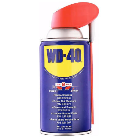 WD-40 多用途金属养护剂 伶俐喷罐 220毫升；86220SS