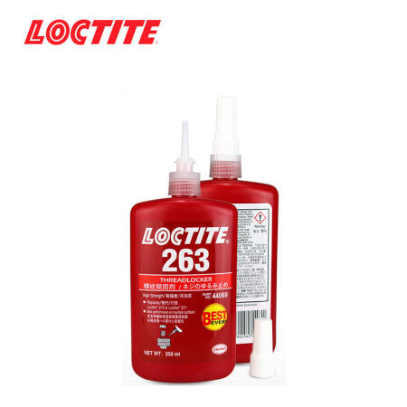 汉高 乐泰(LOCTITE) 红色耐油型高强度螺丝锁固胶；263 250ml