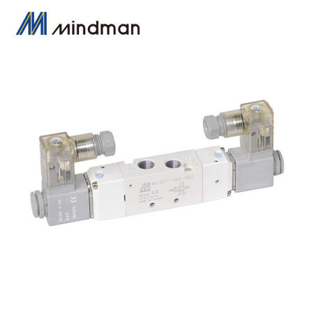 金器(Mindman) 三位五通电磁阀(双电控),中封式；MVSD1-180-4E2C-DC24(冷灰白)