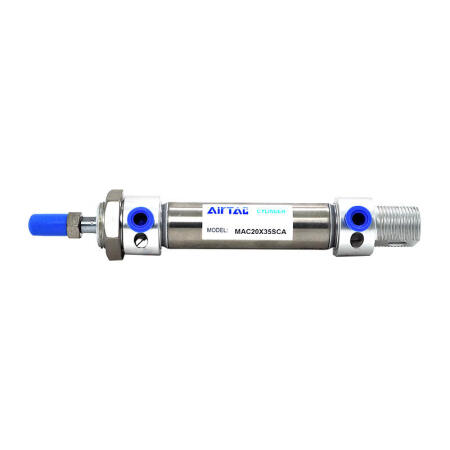 亚德客(AirTAC) 不锈钢迷你气缸,双作用,可调气缓冲,带磁环；MAC20X450SCA