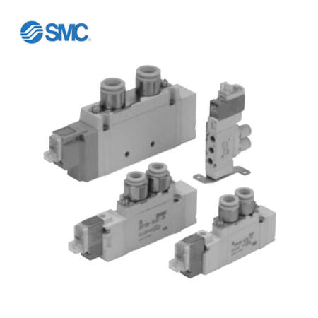 SMC 二位五通电磁阀,单电控；SY5120-5LZD-C8