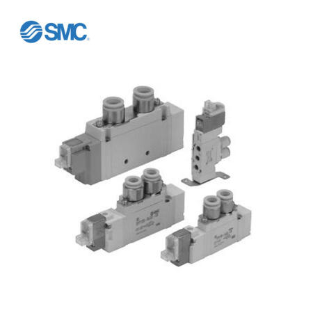 SMC 二位五通电磁阀,单电控；SY3120-5G-M5-F2