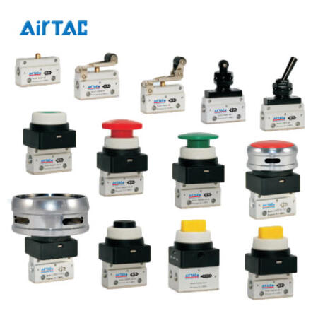 亚德客(AirTAC) 平头按钮型手动阀(1/8)；CM3PF06Y