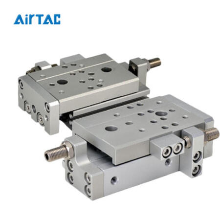 亚德客(AirTAC) 双轴型精密滑台气缸,循环滚珠标准型,双作用,带磁环；HLQ16X10SA