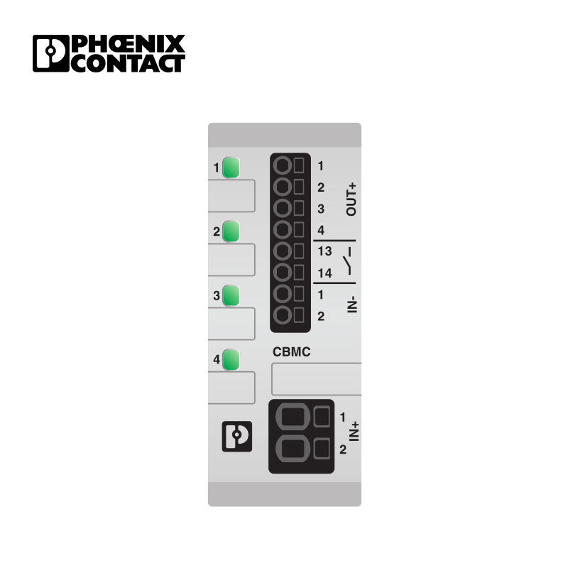 菲尼克斯 多通道电子设备断路器；CBMC E4 24DC/1-4A NO