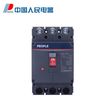 中国人民电器 塑壳断路器；RDM5-250M/3330 100A AC400V