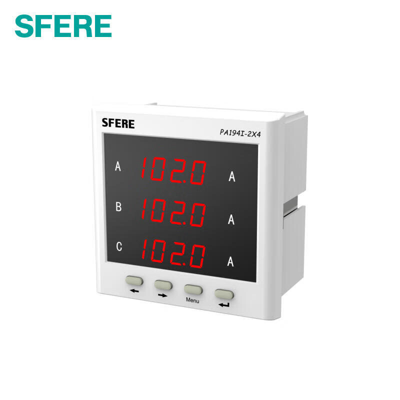 斯菲尔(SFERE) 三相数显电流表；PA194I-2X4 AC5A