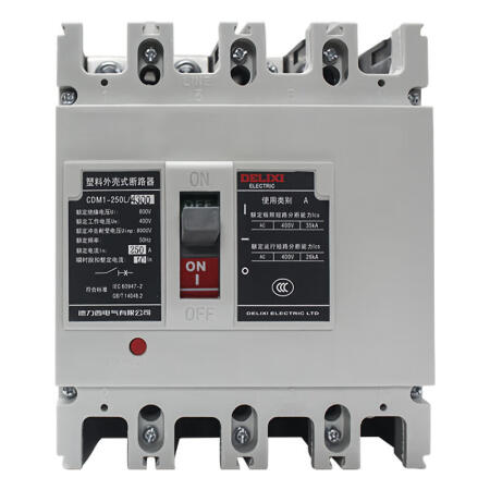 德力西电气 塑料外壳式断路器；CDM1-400L/4340 315A AC220V