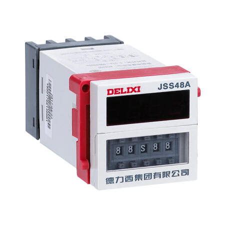 德力西电气 数显式时间继电器；JSS48A-D AC/DC24V-0.01s-9999h