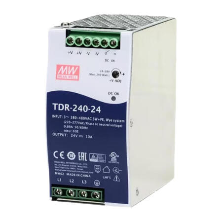 明纬 导轨电源,12台/箱；TDR-240-24