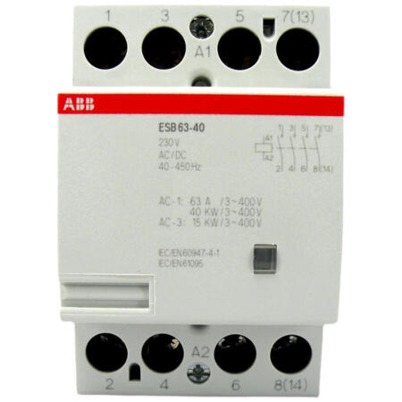 ABB 建筑接触器；ESB63-40N-03