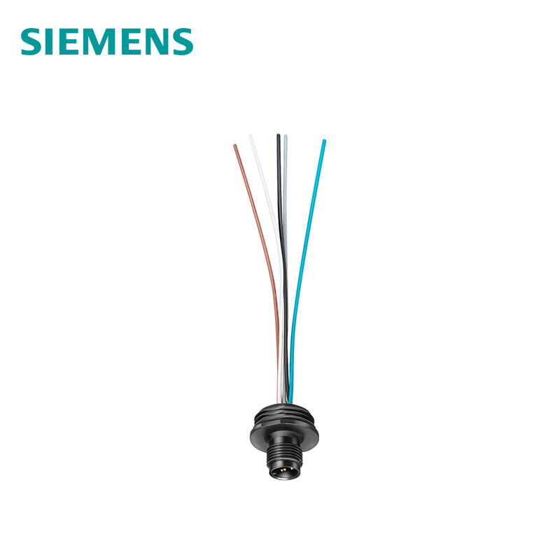 西门子 行程开关的附件插头式连接器(5极),M12,适用于M20x1.5用于125V,4APin5上有一个黄色/绿色导线,用于PE；3SY3128