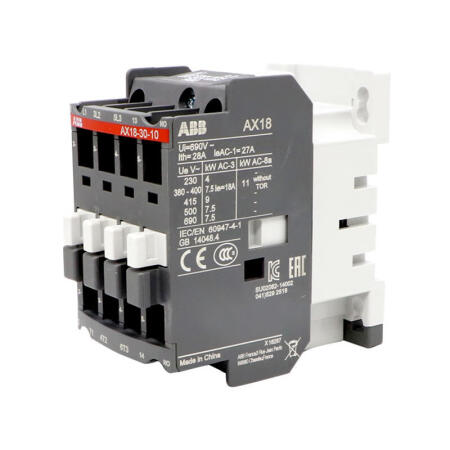 ABB 通用型接触器；AX18-30-10-80*220-230V50Hz/230-240V60Hz