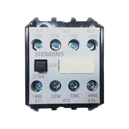 西门子 接触器AC50HZ,220V 22A 11kW 辅助触点：2个常开触点+2个常闭触点,规格1螺纹连接；3TB43220XM0