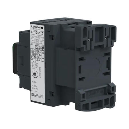 施耐德电气 TeSys D接触器,3P 12A AC-3 5.5kW@400V,1NO+1NC aux contact,220V 50/60Hz AC coil；LC1D12M7C