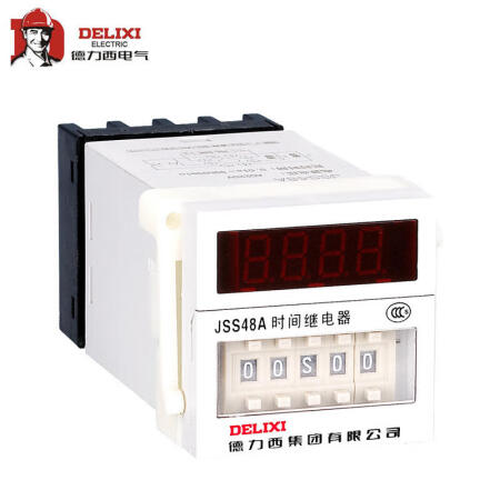 德力西电气 数显式时间继电器；JSS48A-3 0.01S-999H AC220V 圆底座