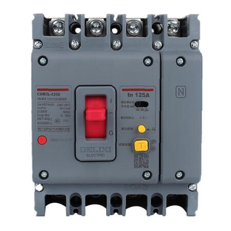 德力西电气 剩余电流动作断路器；CDM3L-125C/4300A 40A 03/1/3