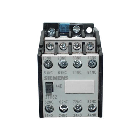 西门子 接触器继电器AC50/60HZ,220V辅助触点：7个常开触点+1个常闭触点,规格0,螺纹连接；3TH82710XN2