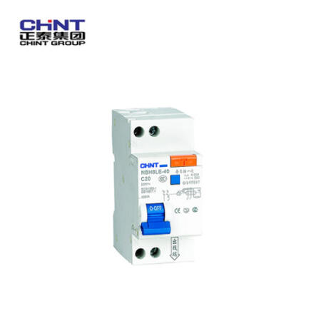 正泰 漏电微型断路器；NBH8LE-40 1P+N C4 0.03A 4.5kA(R)