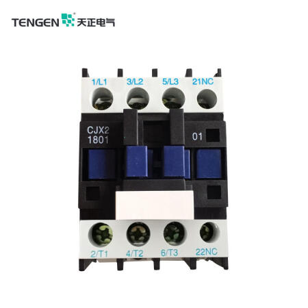 天正 交流接触器 额定电流18A 线圈电压AC110V；CJX2-1801N 110V