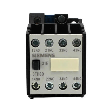 西门子 接触器继电器AC60HZ,110V辅助触点：4常开触点,规格0,螺纹连接；3TH80400XG1