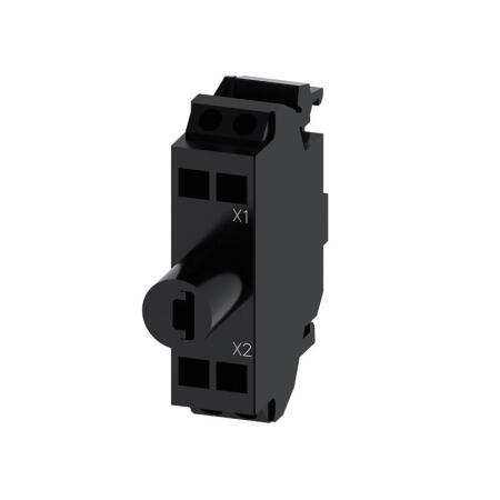 西门子 LED模块带集成式LED,AC110V,琥珀色,弹簧型端子连接,用于底部固定安装；3SU14012BC003AA0
