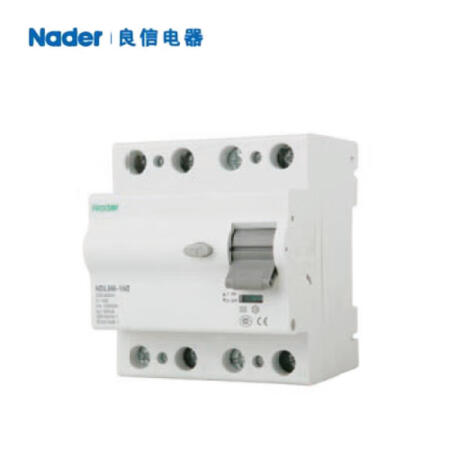 Nader良信电器 电磁式剩余电流动作断路器；NDL6M-100 63/4P/100mA/A