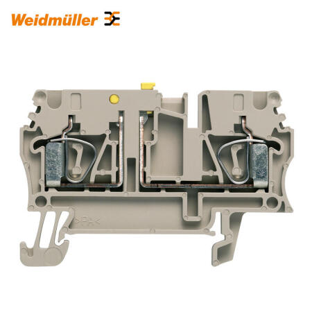 魏德米勒 电流测试端子,弹片联接,2.5mm²,500V,20A,可翻转,深褐；ZTR 2.5