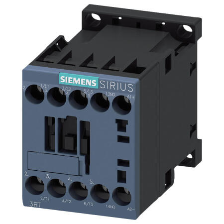西门子 接触器24VAC50/60HZ  3kW 400V辅助触点：1个常开触点,3极规格S00螺丝端子；3RT60151AB01