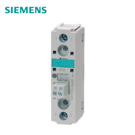 西门子 半导体继电器,单相等分间隔22.5mm,30A 48-460V/24VDC螺栓型端子连接瞬时切换；3RF21301BA04