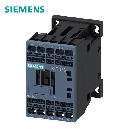 西门子 功率接触器,9A,4kW,1NO,DC48V,3极,尺寸S00笼卡式连接；3RT20162BW41