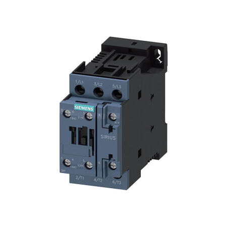 西门子 接触器DC24V  5.5kW 400V辅助触点1个常开触点+1个常闭触点,3极规格S0螺丝端子；3RT60241BB40
