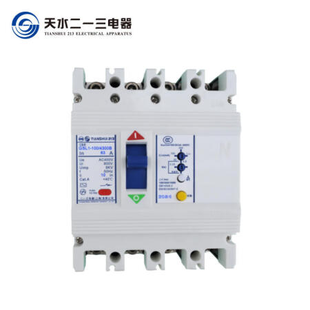 天水二一三电器 剩余电流动作断路器；GSL1-630/4200 A 400A 延时型插入式板后接线+II