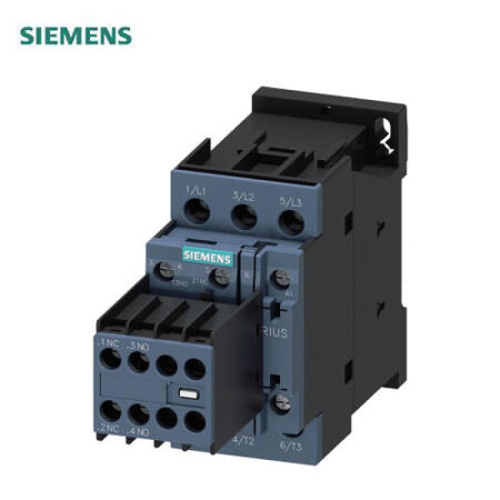 西门子 功率接触器,9A,4kW,2NO+2NC,AC110V,50Hz,3极,尺寸S0螺栓型端子连接辅助开关可松开；3RT20231AF04