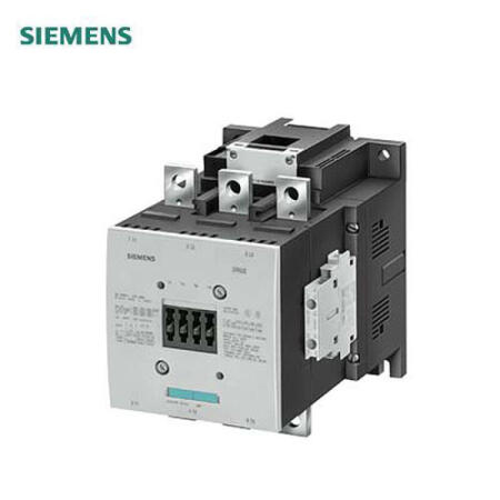 西门子 接触器23...26VUC  200kW 操作辅助触点2个常开触点+2个常闭触点,3极规格S12母排连接传统操作机构螺丝端子；3RT50756AB36