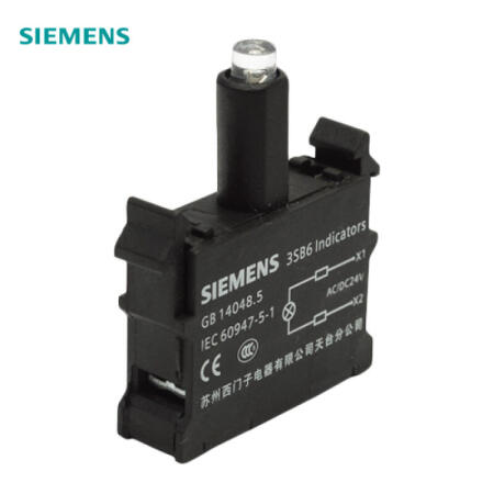西门子 照明模块执行器组件集成LED6VAC/DC黄色；3SB6401-1BA30-1AA0