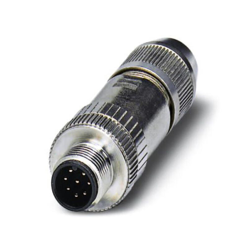 菲尼克斯 总线系统连接器,Ethernet CAT5 (1 Gbps),8芯；SACC-M12MS-8Q SH