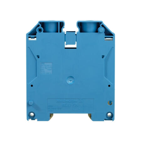 魏德米勒 直通型接线端子,螺钉联接,70mm²,1000V,192A,蓝色；WDU 70N/35 BL