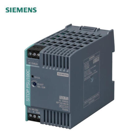 西门子 PSU100C12V/6.5A调节型电源输入：AC120-230V(DC110-300V)输出：DC12V/6.5A；6EP13225BA10